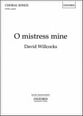 O Mistress Mine TTBB choral sheet music cover